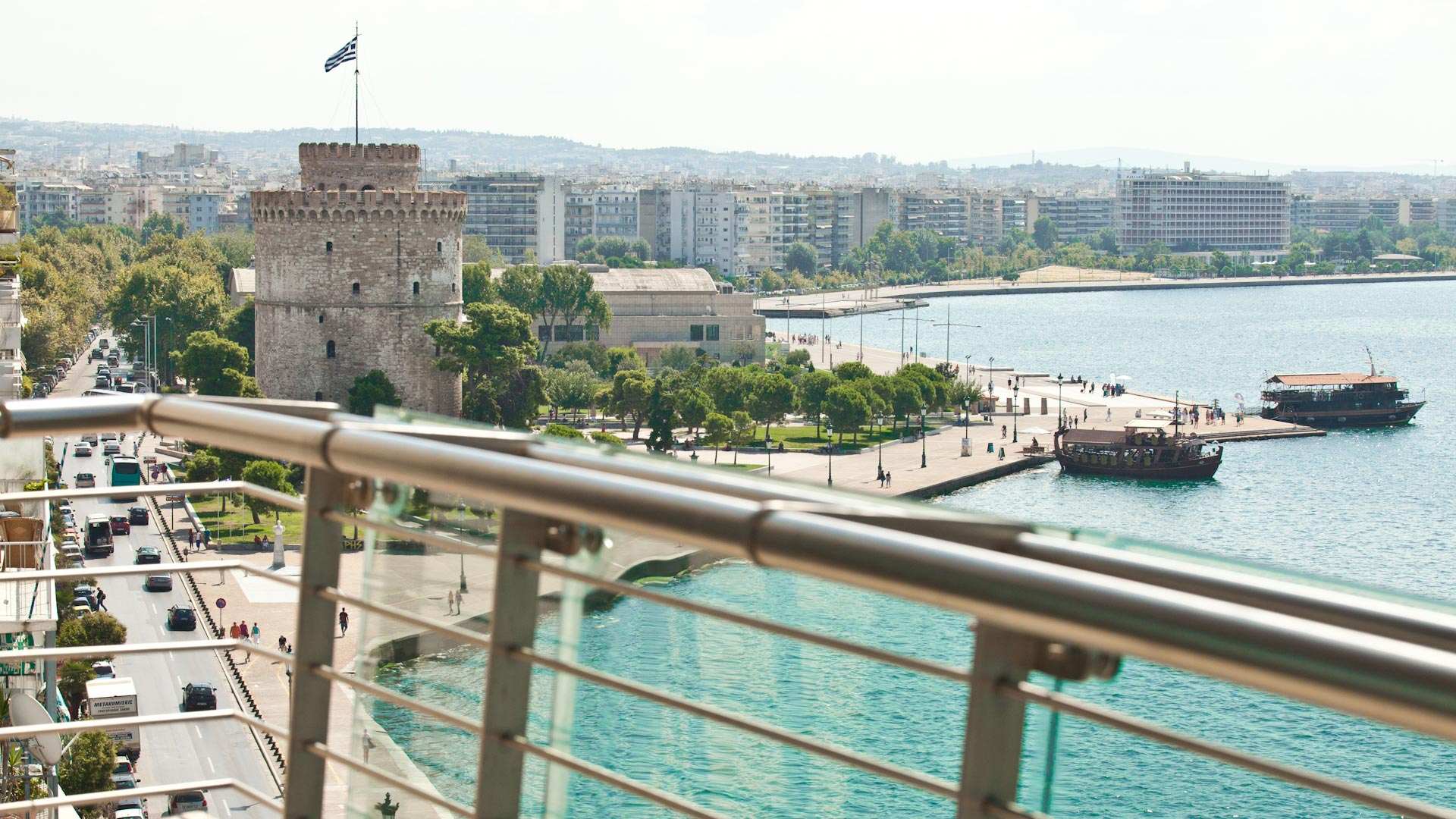 Balcony view in Thessaloniki