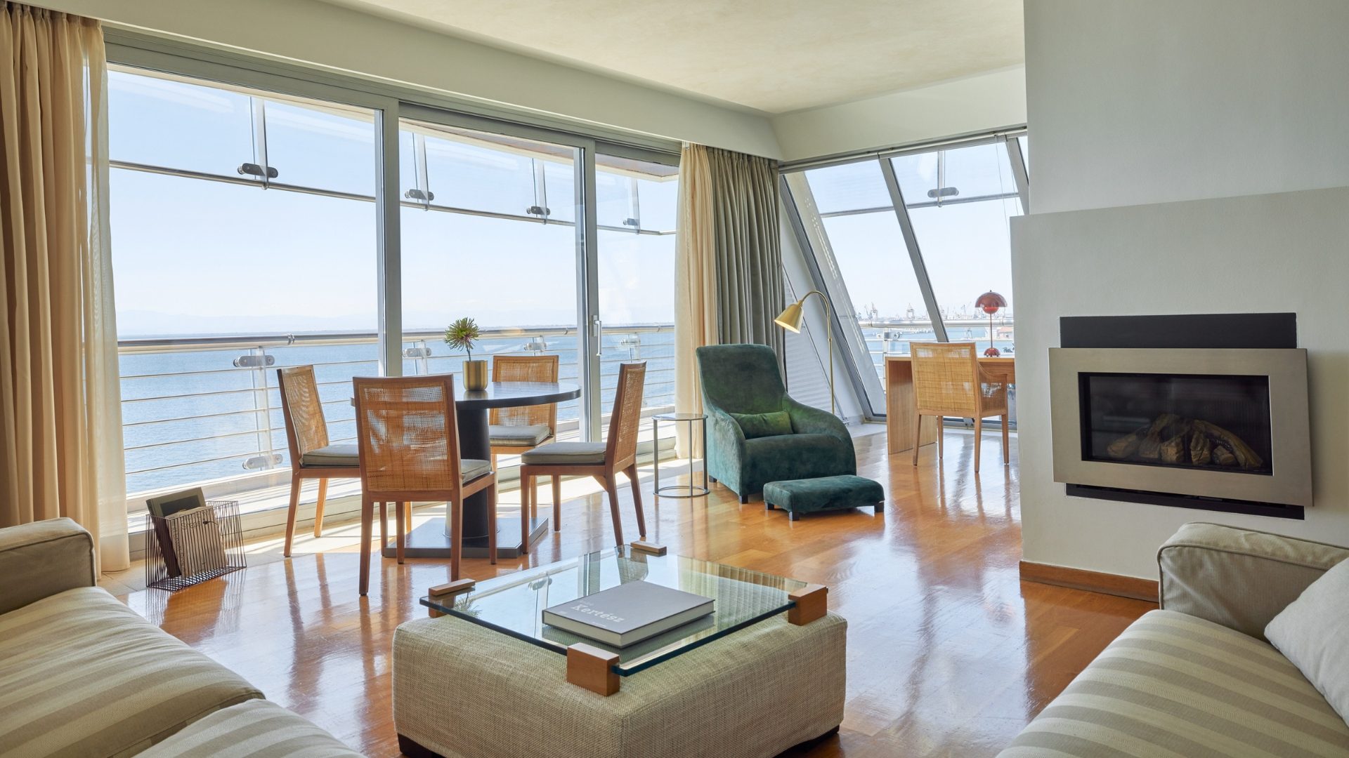 Hotel suite living room